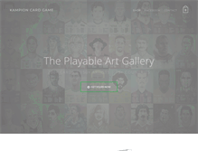 Tablet Screenshot of kampioncardgame.com